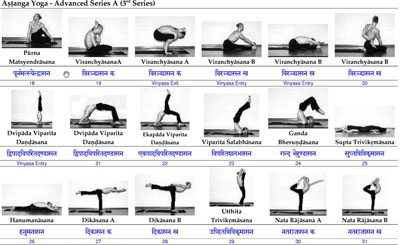 瑜伽教練值得收藏的Ashtanga阿斯湯加初級序列體式圖譜